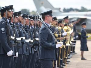 RAF Cosford hosted a parade to celebrate the station's 85th anniversary.