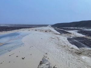 Flash flooding in Death Valley National Park