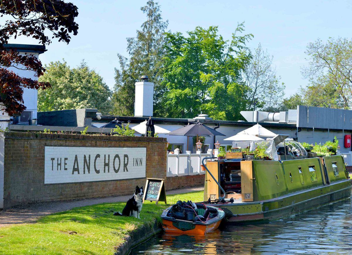 The Anchor is off Stafford Road, north of Wolverhampton