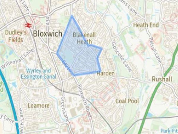 The dispersal order in Blakenall Heath has been extended to midday today (Tuesday, June 6). Photo: Walsall Police
