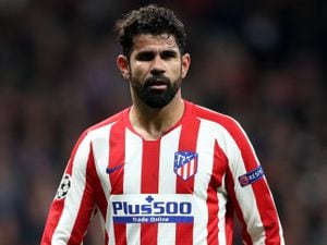 Atletico Madrid's Diego Costa during the UEFA Champions League round of 16 first leg match at Wanda Metropolitano, Madrid..