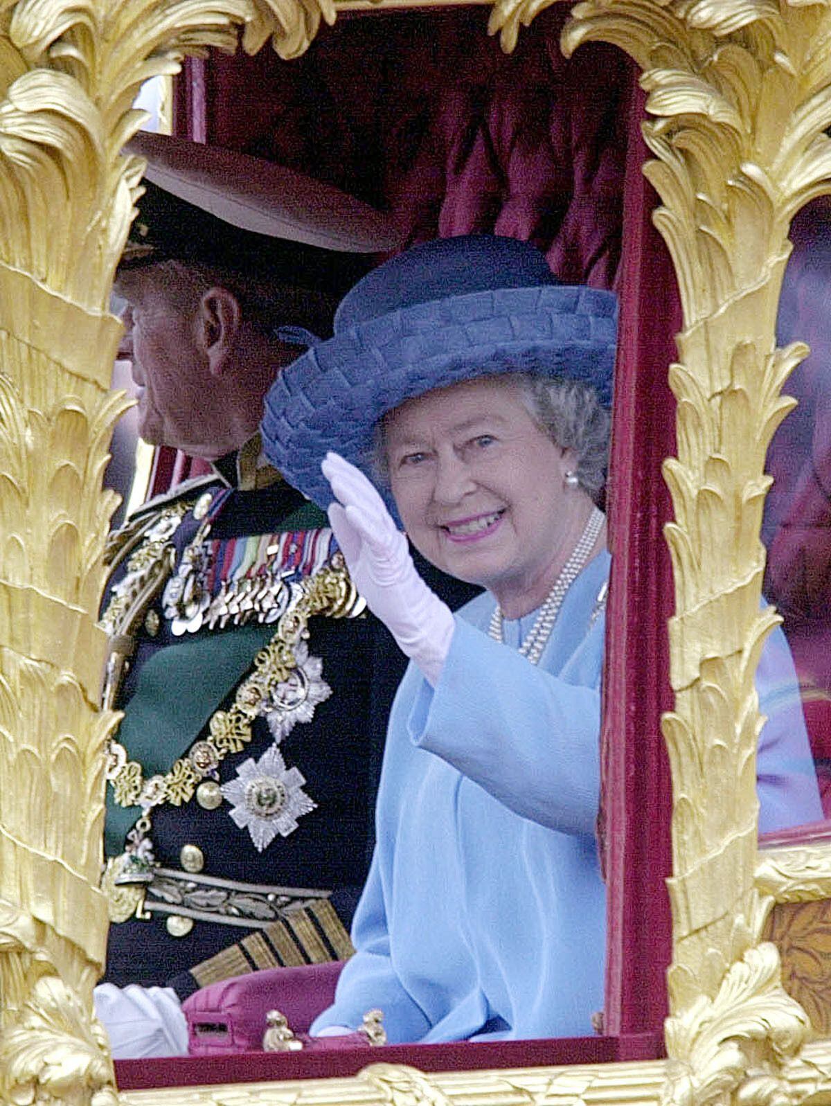Britain's Queen Elizabeth II used the coach during the 2002 Golden Jubilee