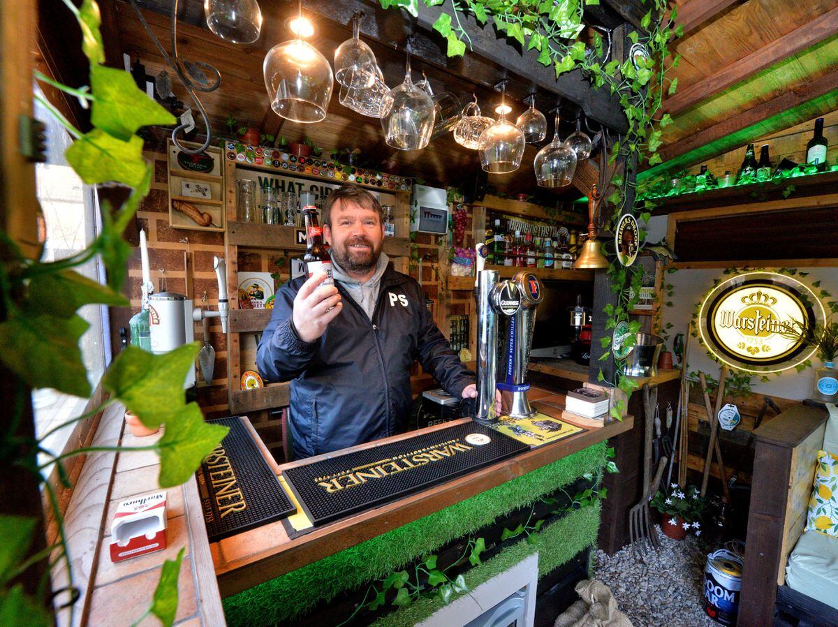 Paul Smith has finished as a runner-up in a national pub shed competition
