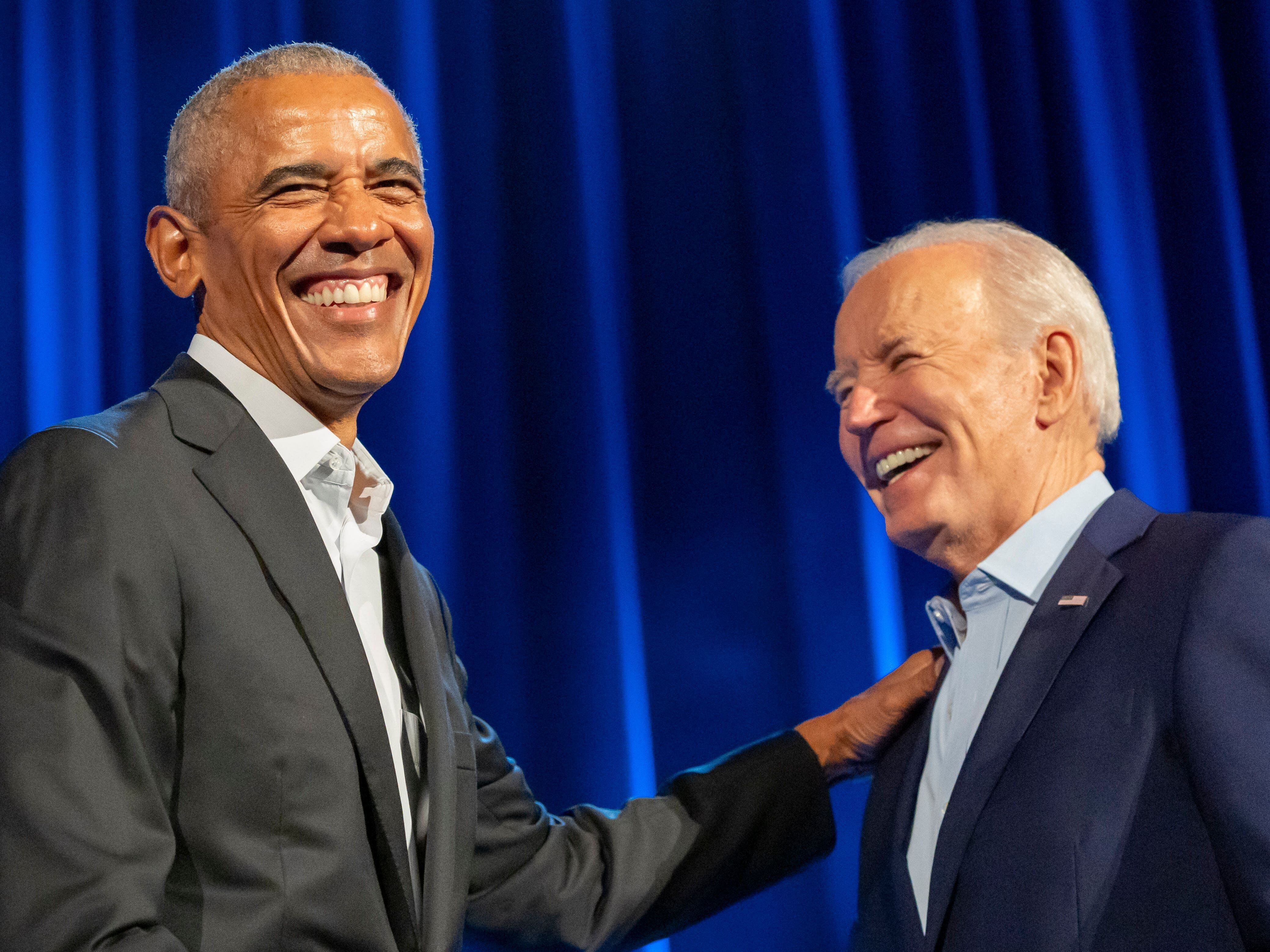 Former presidents help Joe Biden raise £20 million for campaign