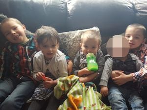 Keegan Unitt, 6, Tilly Unitt, 4, Olly Unitt, 3, and their older brother Riley Holt, 8, all died in a house fire in Stafford