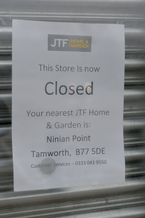 Walsall Home And Garden Store Jtf Closes To Shock Of Customers