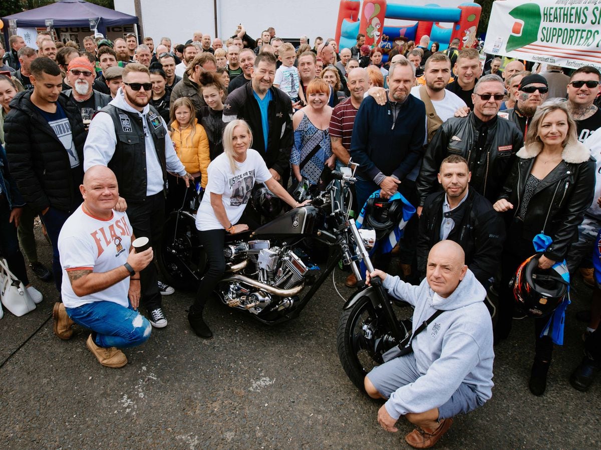 Hundreds of bikers took part in the second annual fundraising ride-out