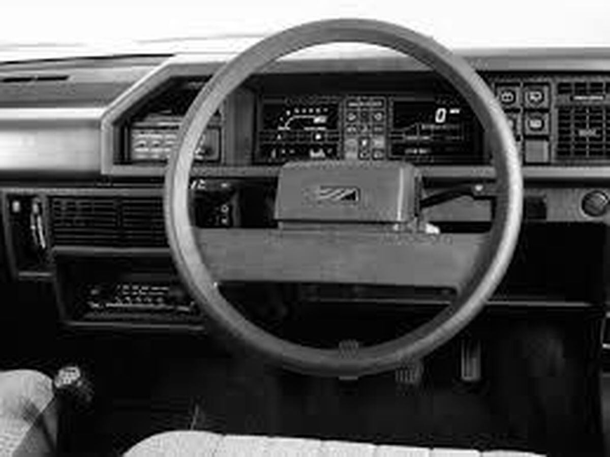 Early models had a strange looking dashboard