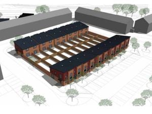 An artist's impression of how new housing in Heath Town, Wolverhampton, will look. Photo: Walker Troup Architects