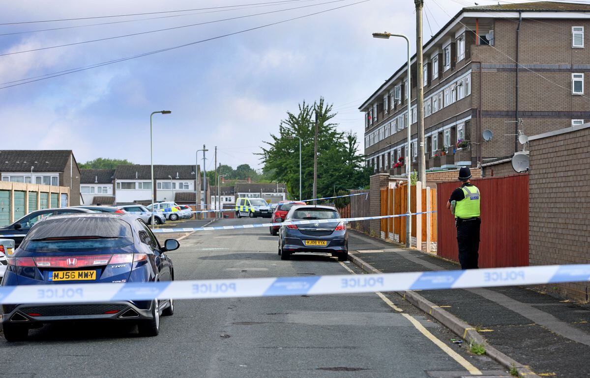 Police have cordoned off Valley Road while investigations continue