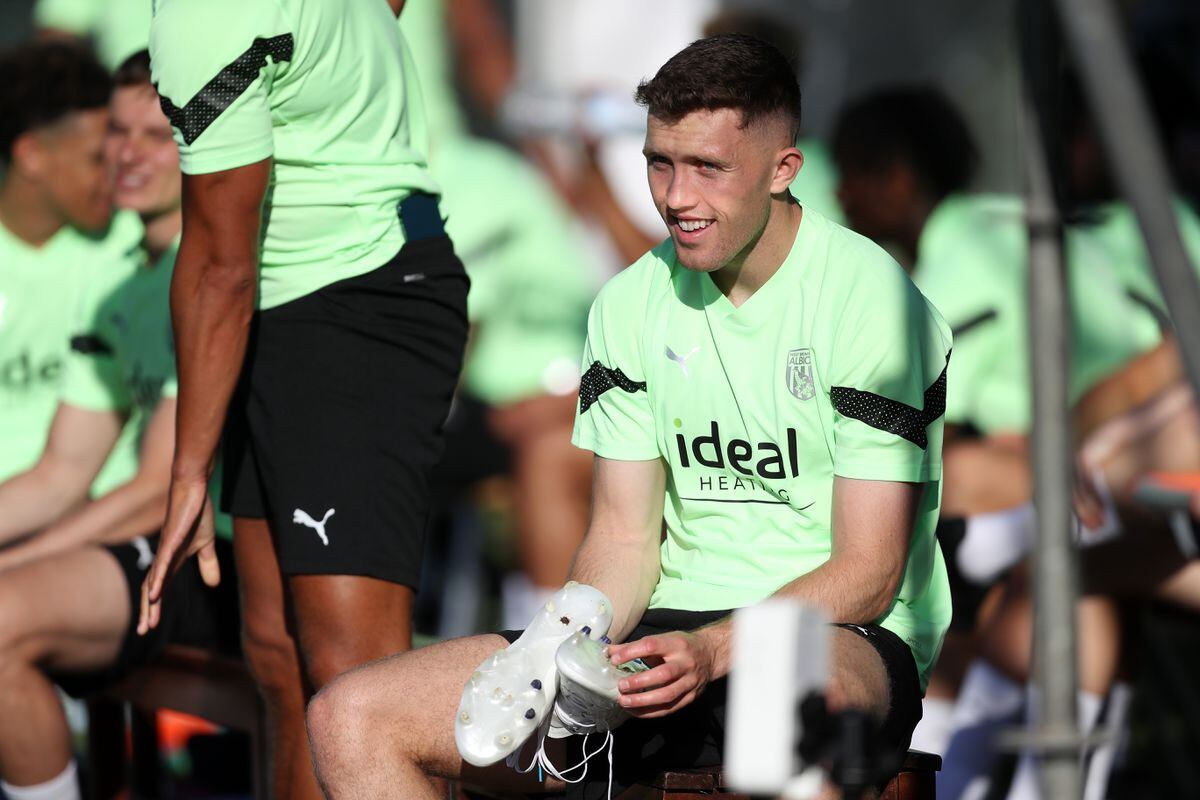 PORTIMAO, PORTUGAL - JUNE 26: Dara O'Shea of West Bromwich Albion on June 26, 2022 in Portimao, Portugal. (Photo by Adam Fradgley/West Bromwich Albion FC via Getty Images).