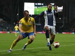 Kyle Bartley in West Brom's FA Cup defeat to Brighton (Photo by Adam Fradgley/West Bromwich Albion FC via Getty Images).