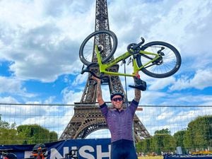 James cycled 346 miles in four days to raise money for Walsall Manor Hospital's chemotherapy unit.