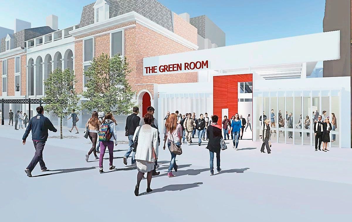 An artist’s impression of how The Green Room could look once built next to the Grand Theatre in Wolverhampton 