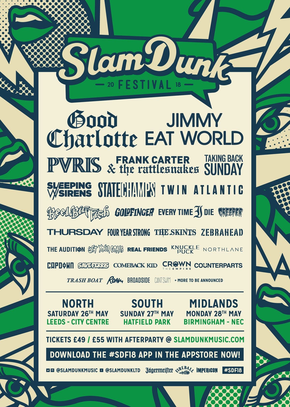 Slam Dunk 2018 Reel Big Fish, Goldfinger, The Audition and Roam added