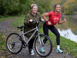 Kirstie Reeves from Cradley Heath has run 5k a day since January 1 and is due to finish on December 31 for the British Heart Foundation