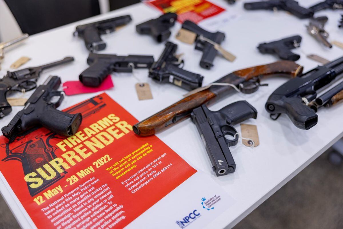 Anyone can anonymously surrender a gun or amunition. Photo: West Midlands Police.