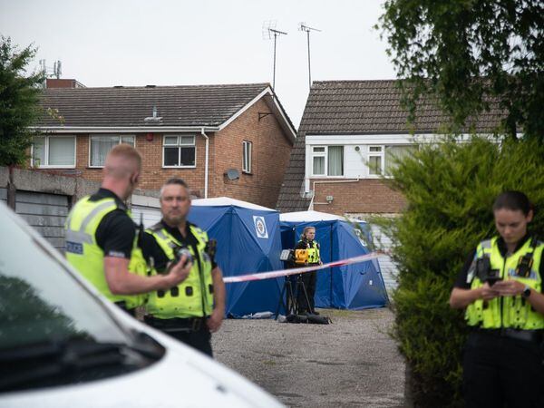 Emergency service crews and forensics were called to the scene on Amberley Green, Great Barr