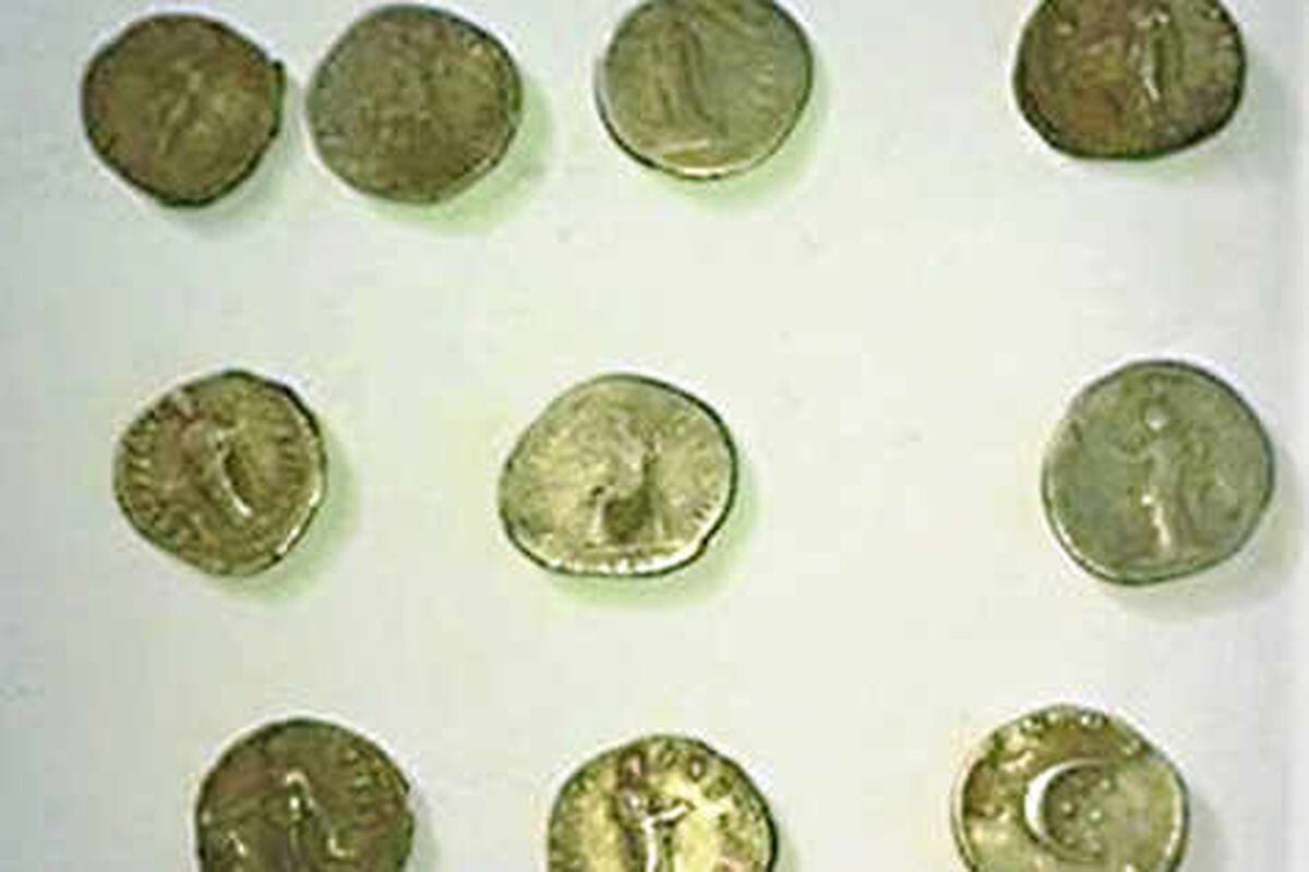 Roman coins haul dug up