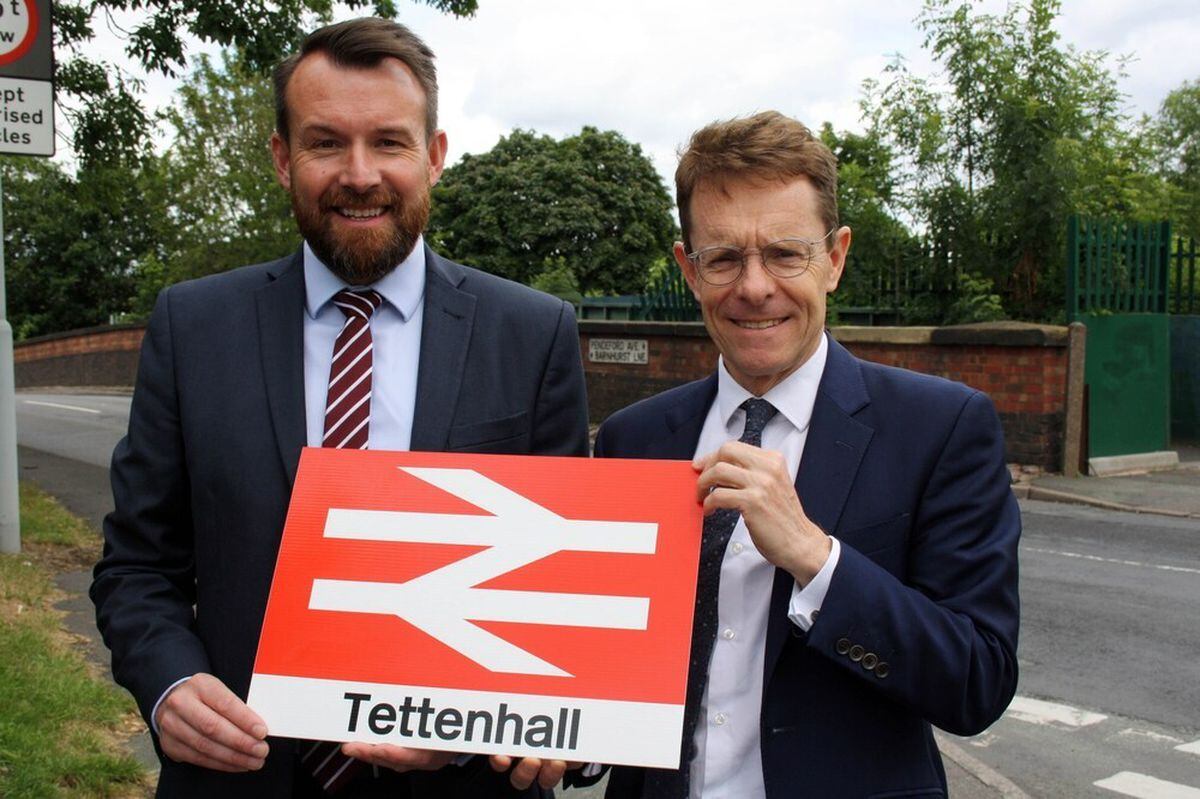 Stuart Anderson MP and Andy Street have backed proposals for a new Tettenhall railway station