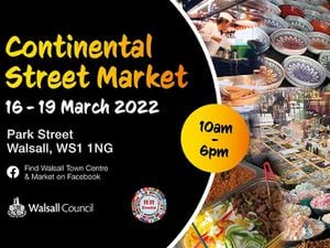 The Continental Street Market returns to Walsall this week 