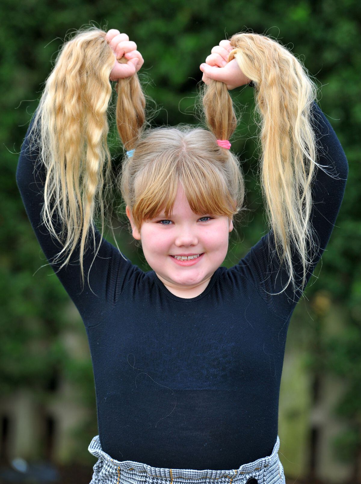 Lilly-Mai Smith, aged eight, from Wednesbury, who is to have her haircut in May