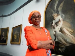 WOLVERHAMPTON COPYRIGHT EXPRESS&STAR TIM THURSFIELD 09/05/18.Paulette Wilson, who launched the Paulette Wilson Windrush Citizenship Project at Wolverhampton Art  Gallery..