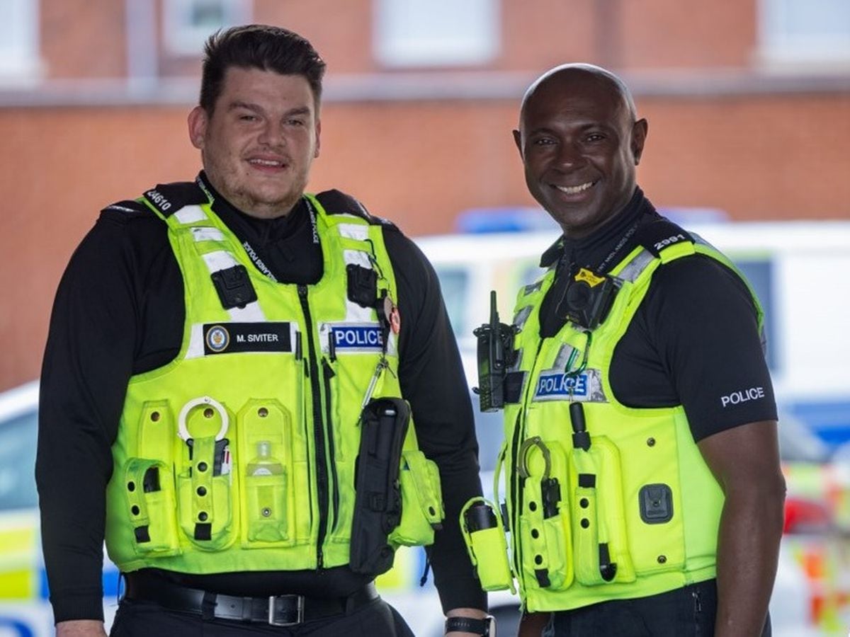 Police recruit overjoyed to start his career at same base as role model ...
