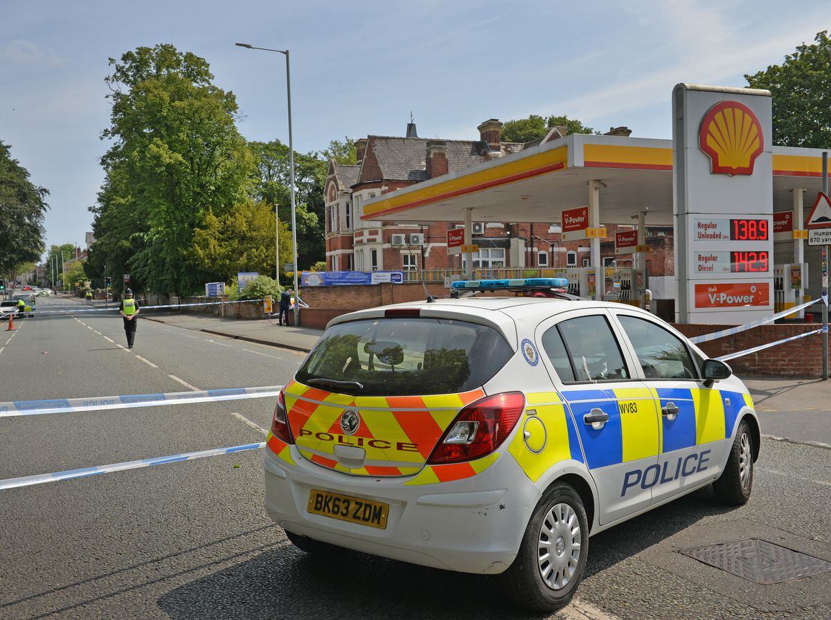 The area on Tettenhall Road between Haden Hill and Clark Road was closed throughout Monday while police investigated the scene