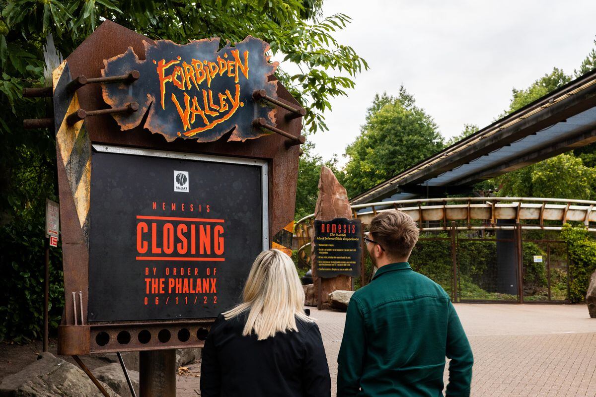 Visitors discover Nemesis is set to close. 