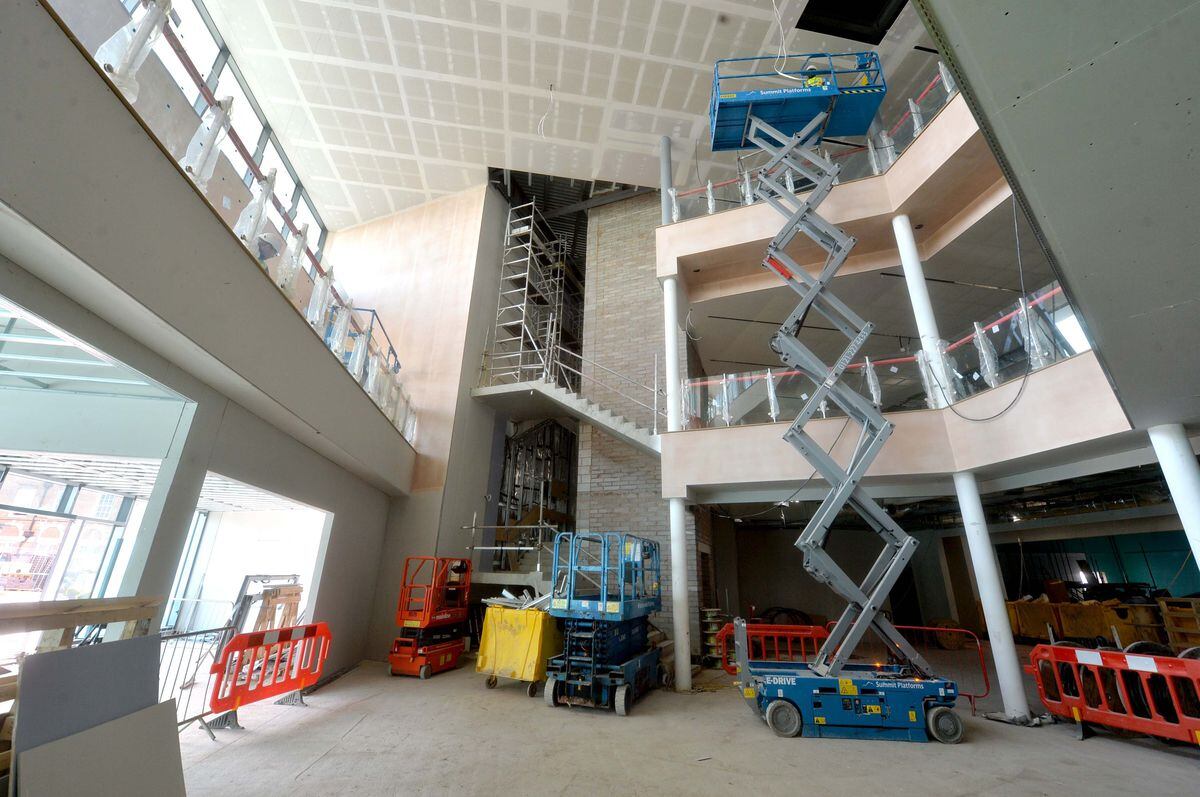 Pic at Stafford College, a look inside the new building