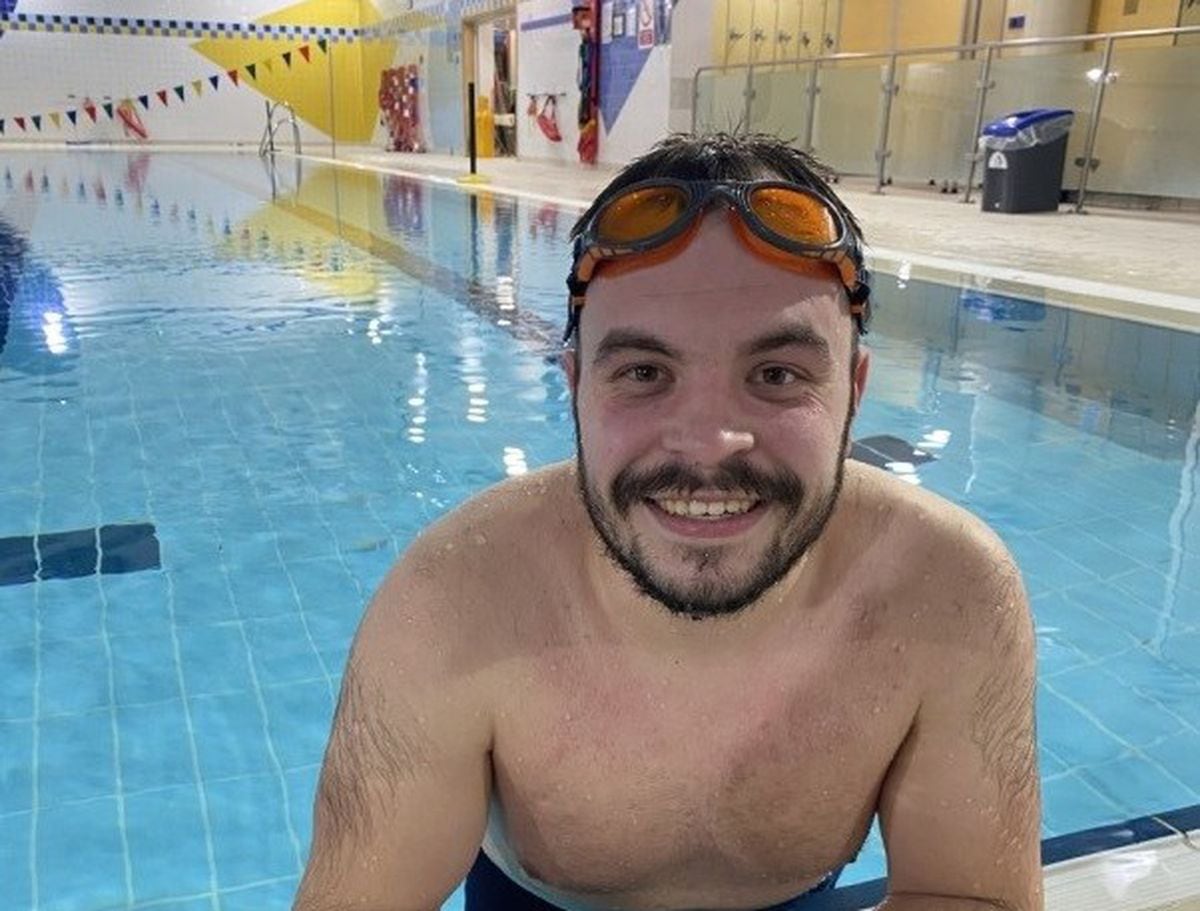 Stefan McWee is swimming the length of the Channel for charity