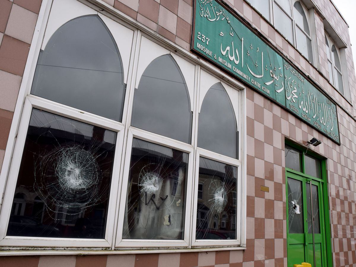 Masjid Faizul Islam was among five mosques that had windows smashed