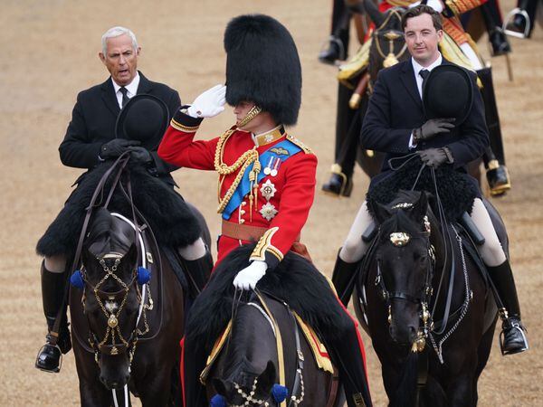 The Duke of Cambridge during the Colonel’s Review