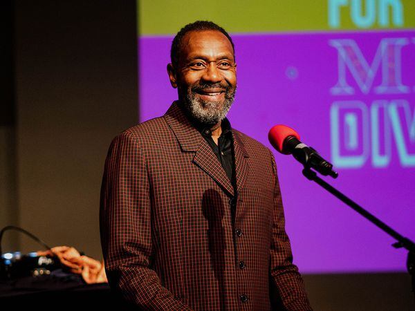 Sir Lenny henry at the anniversary event