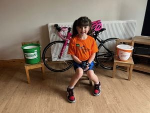 Heidi Barker is cycling 214 miles