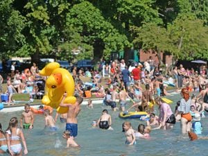 Tettenhall Pool has never been busier during the ongoing warm spell