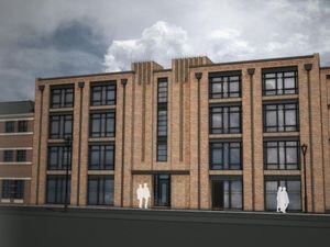 An illustration of the planned homes to replace the former Henry\'s Restaurant in the Jewellery Quarter. Photo: St. Paul’s Associates Ltd