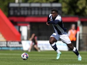 STEVENAGE, ENGLAND - JULY 09: Cedric Kipre of West Bromwich Albion at The Lamex Stadium on July 9, 2022 in Stevenage, England. (Photo by Adam Fradgley/West Bromwich Albion FC via Getty Images).