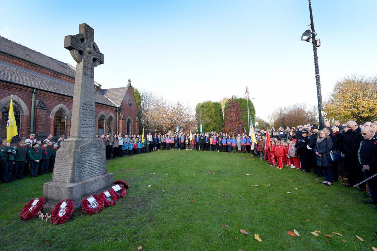 Walsall Wood remembrance service