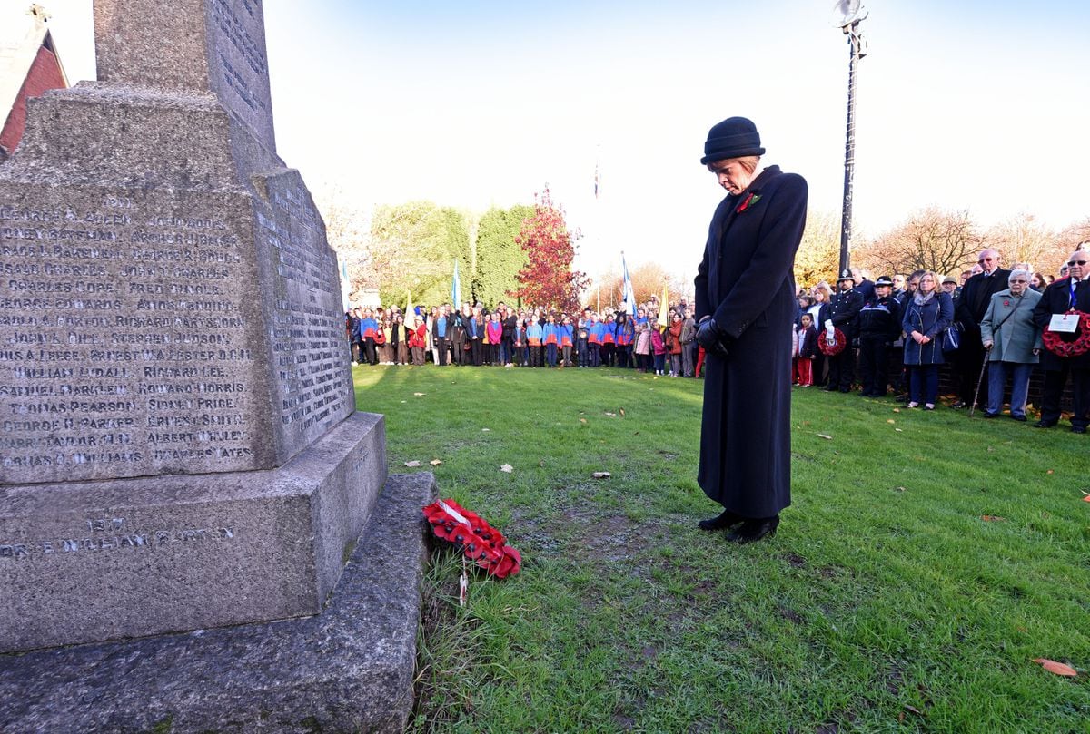 Walsall Wood remembrance service