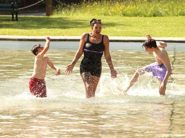 Families have already been enjoying the water at Tettenhall Pool