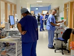 WOLVERHAMPTON COPYRIGHT EXPRESS&STAR TIM THURSFIELD-14/01/21.Pics on Covid ward in ICU at New Cross Hospital, Wolverhampton...