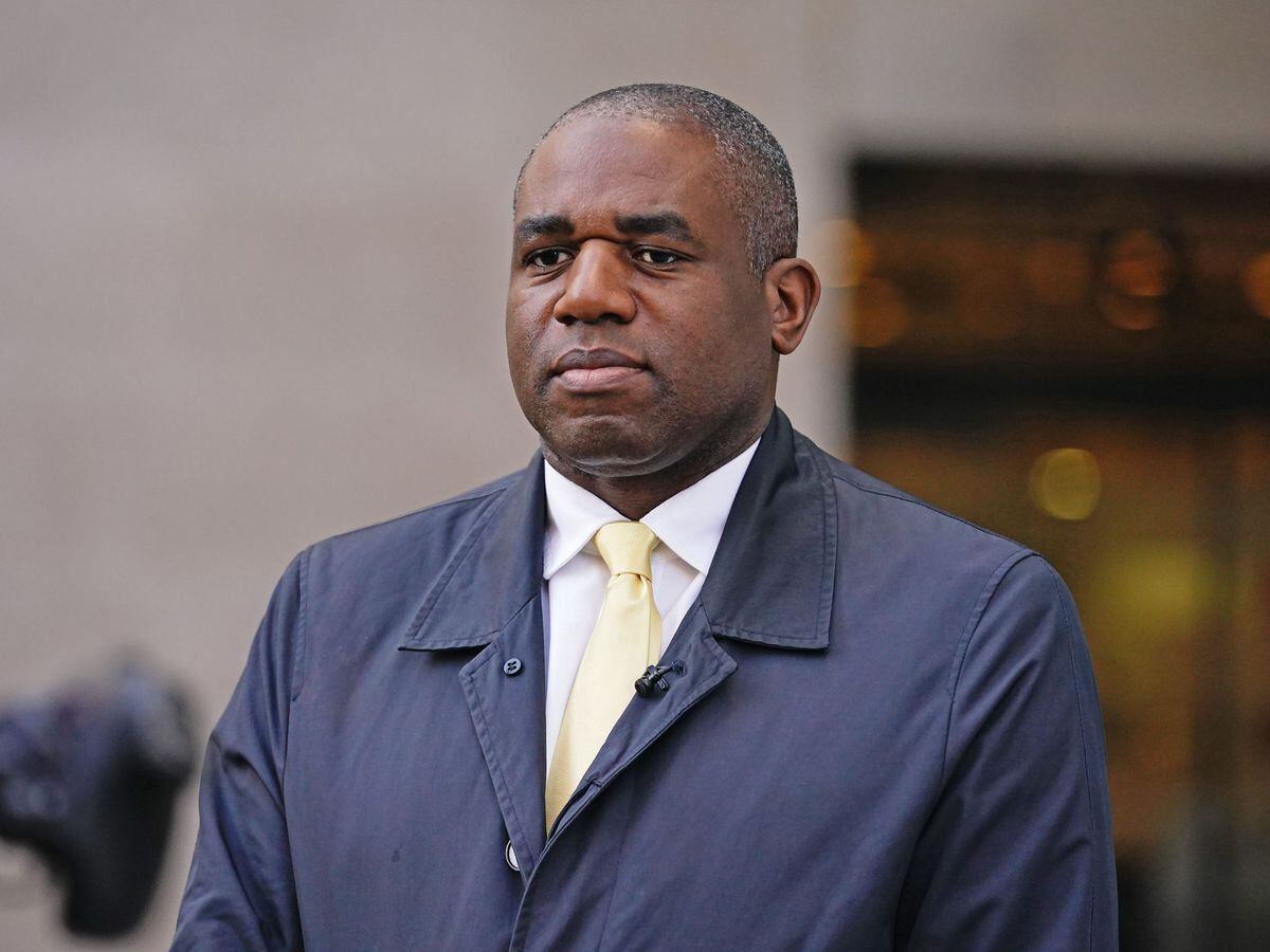 Shadow foreign secretary David Lammy attacked the Northern Ireland Protocol Bill as 'charter for lawlessness' (Aaron Chown/PA)