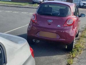 Police spotted the stolen KA in Bilston and a foot chase followed. Photo: WMP
