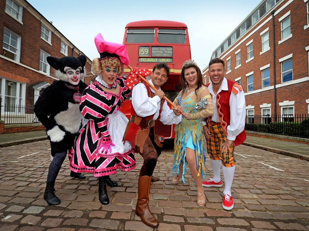 Stars Take To The Cobbled Streets Of Wolverhampton For Dick Whittington Panto Launch With