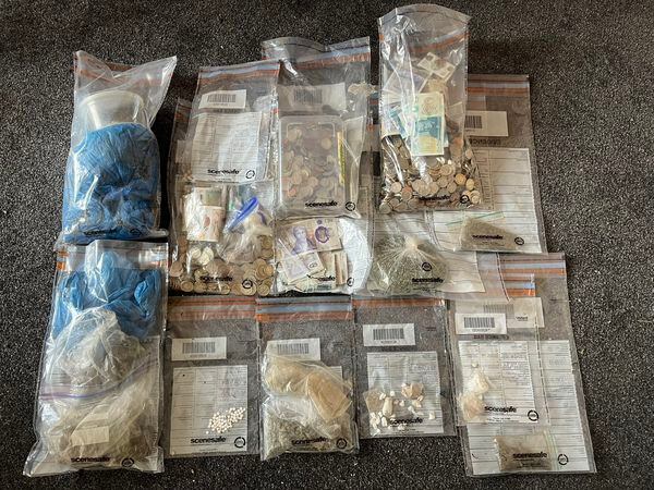 Dudley Police recovered a vast amount of class A drugs