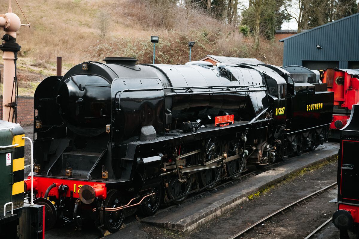 Taw Valley, which was previously purple for the Queen's Platinum Jubilee, is now in black