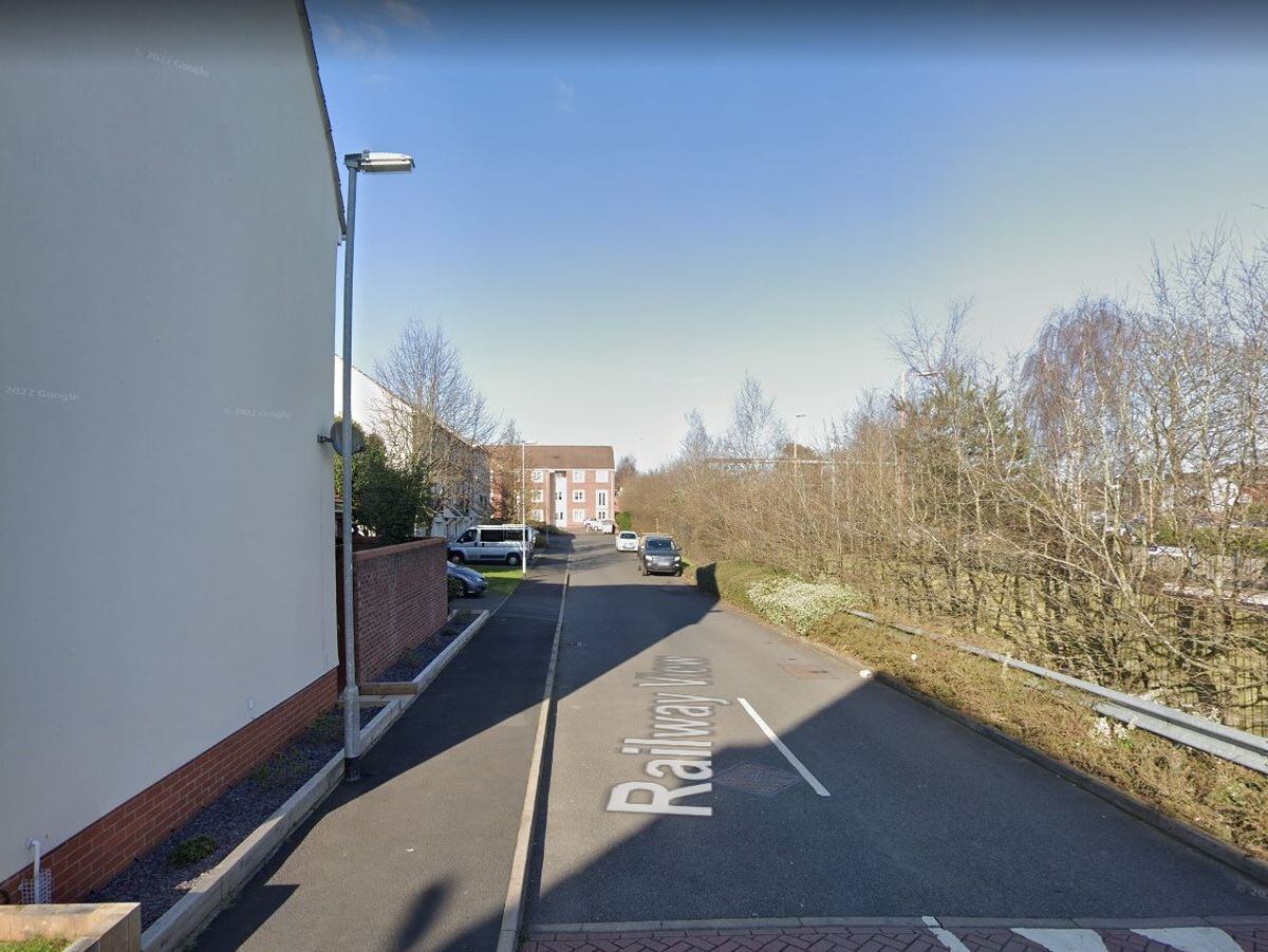 The woman is alledged to have been assaulted on Railway Drive in Hednesford. Photo: Google Street Map