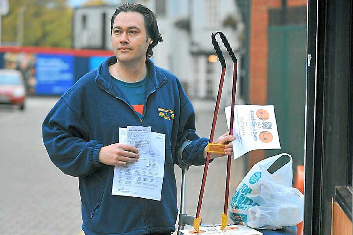 Stourbridge litter picker fined . . . for putting rubbish in bins